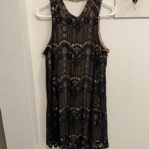 Lace black dress